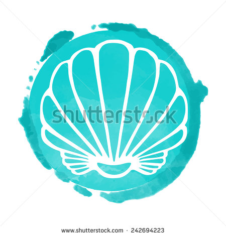Logo Blue Circle with White Stripes