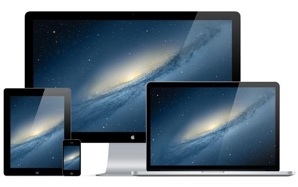 MacBook iPad iPhone PSD