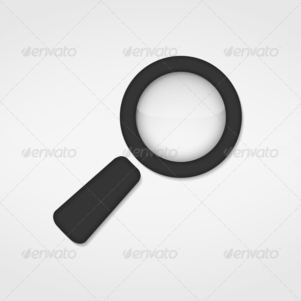 Magnifying Glass Icon Vector