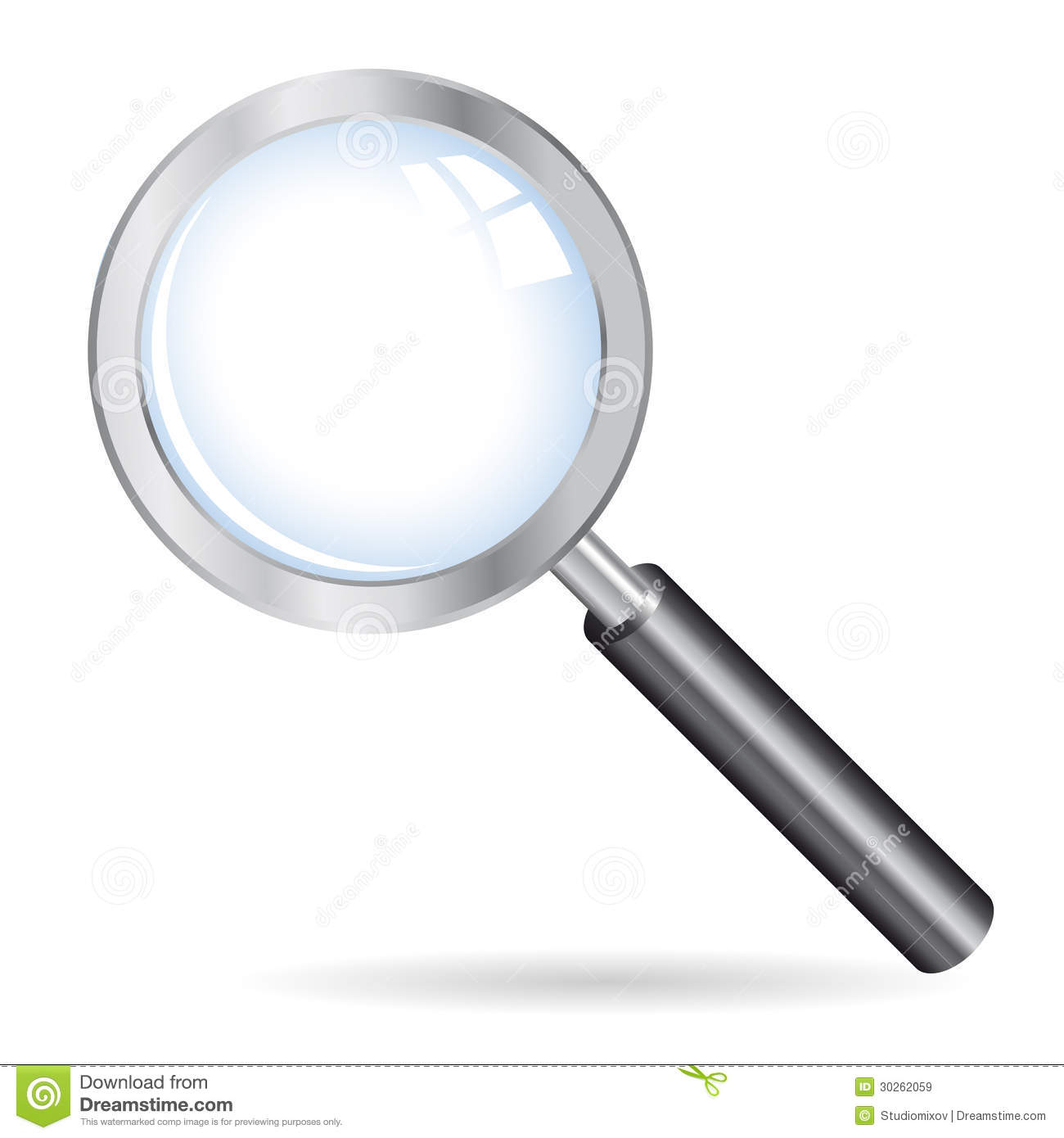 Magnifying Glass Icon Vector