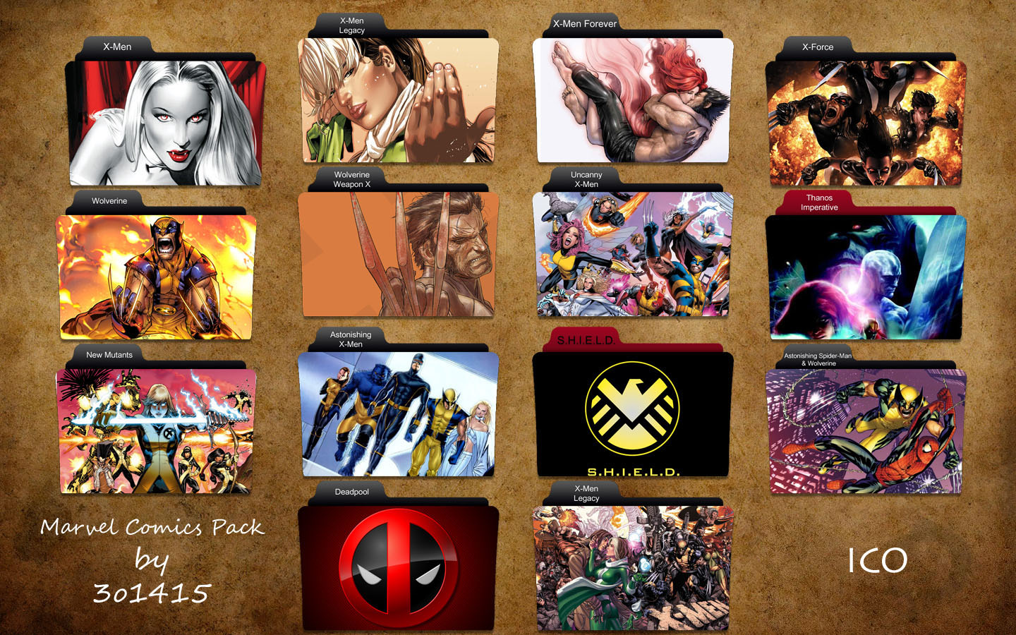 Marvel Comics Folder Icon