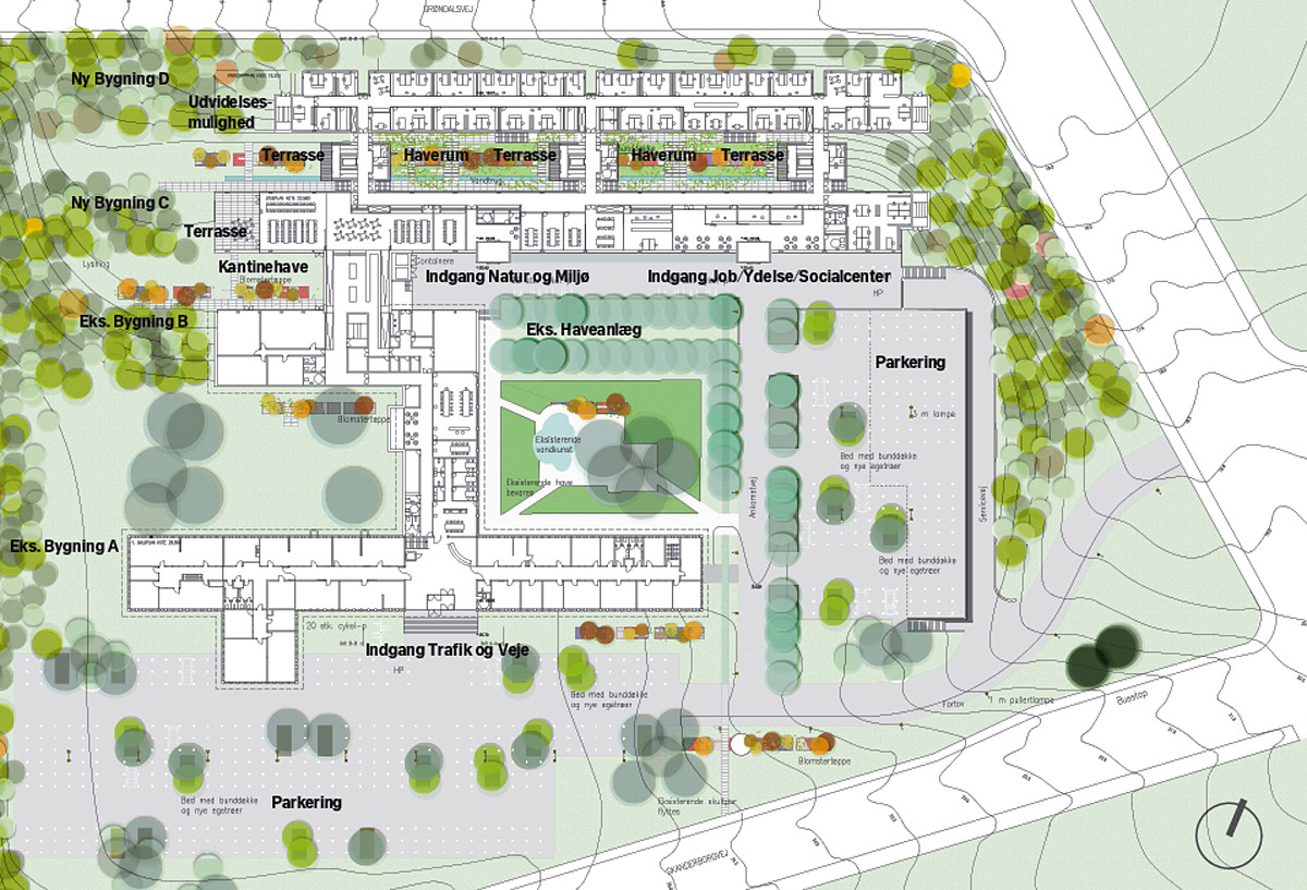 Modern Office Building Floor Plan