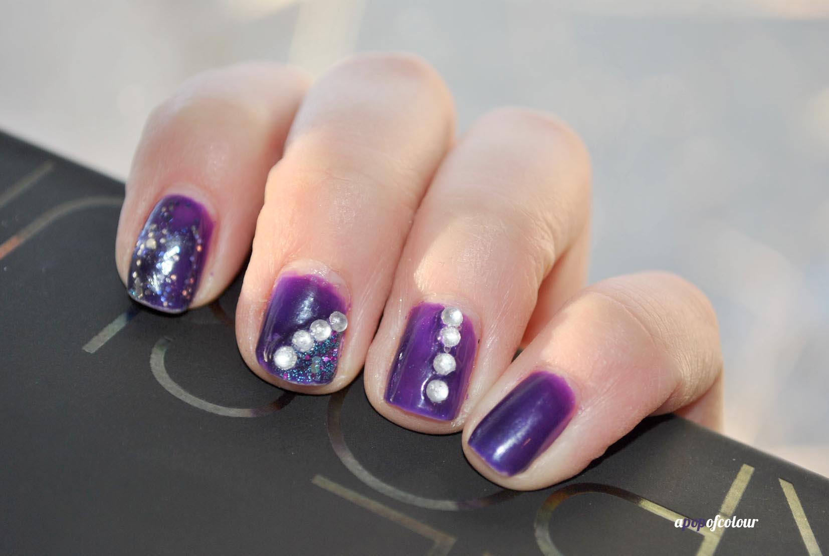 Nail Art Designs with Gems
