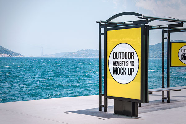 Outdoor Billboard Mockup Psd Free