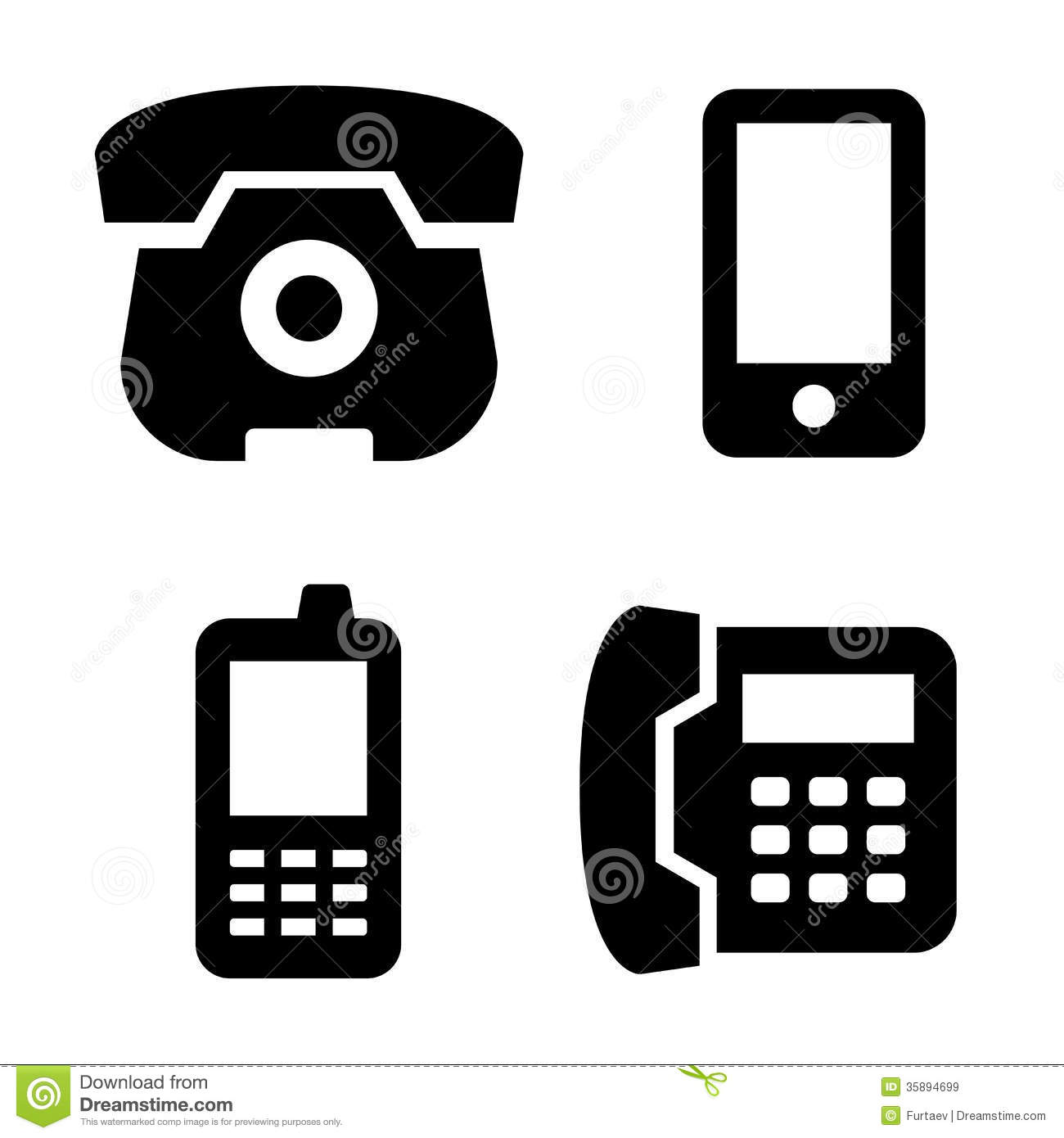 Phone Icon Vector Free