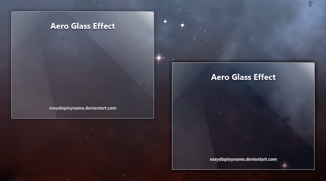 Photoshop Glass Effect Window