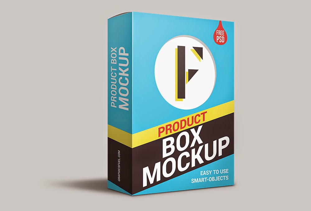 Product Box PSD Mockup