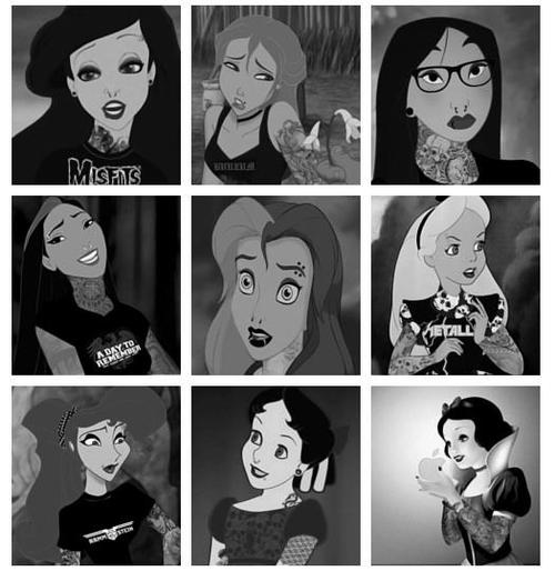 Punk Disney Princesses Tumblr