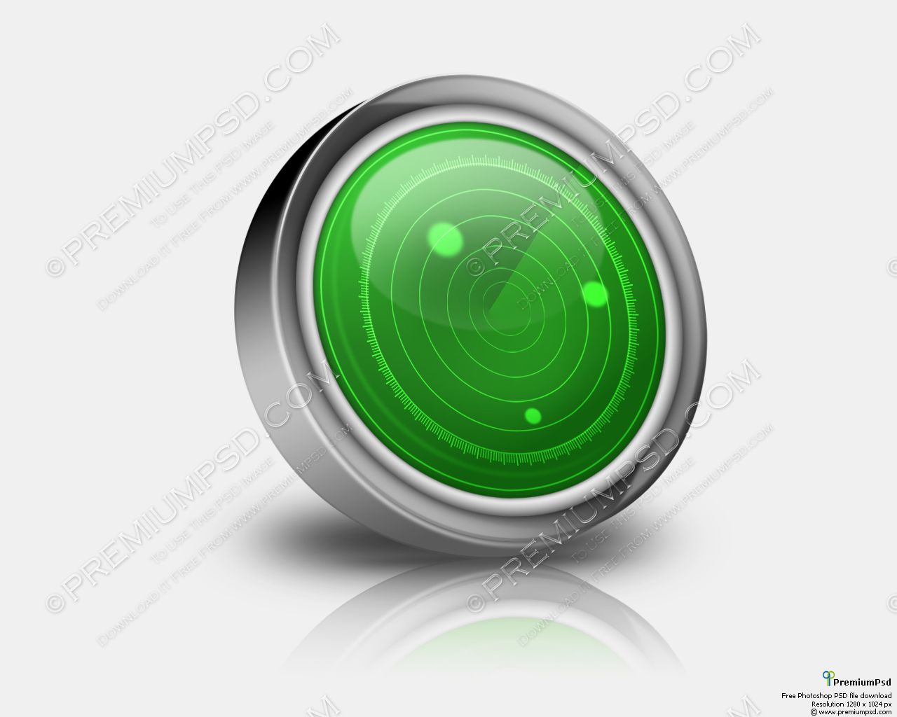 Radar Icon PSD