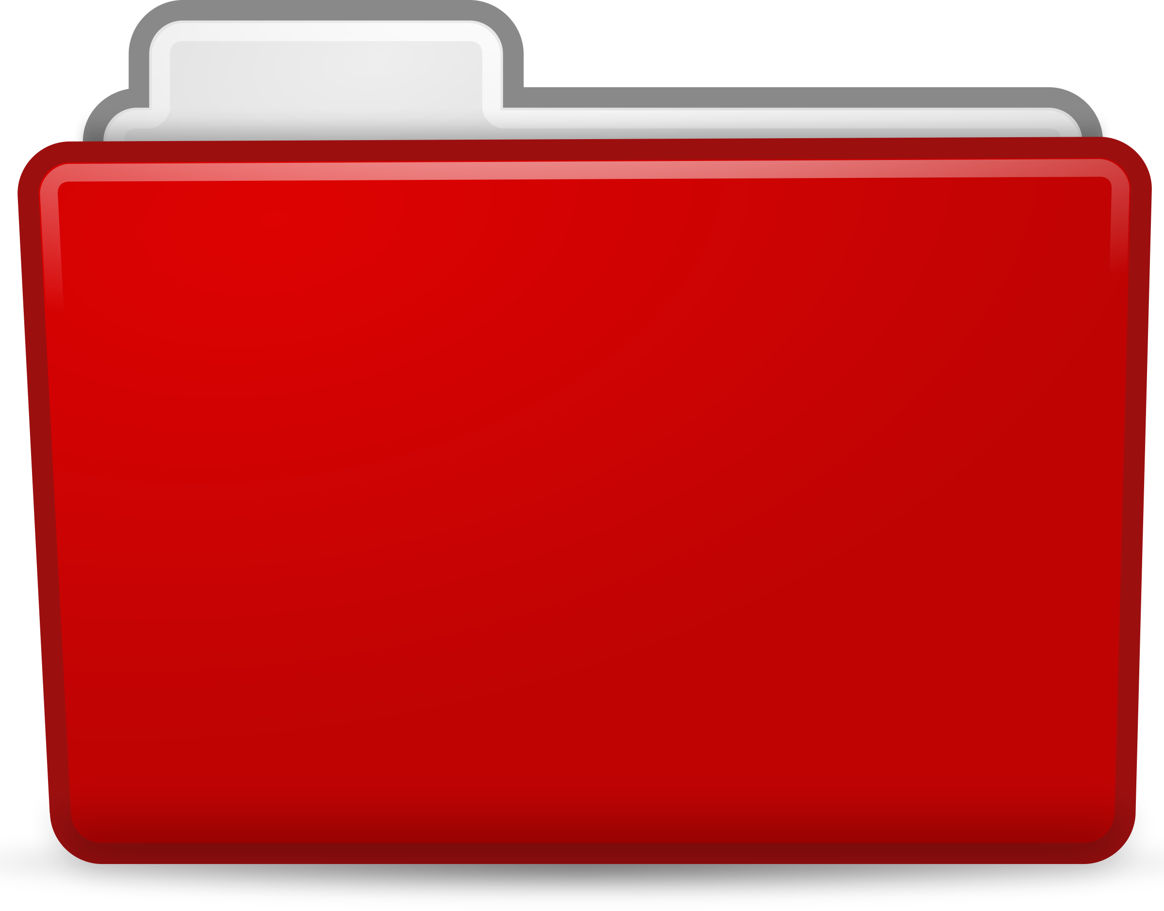 Red File Folder Icon