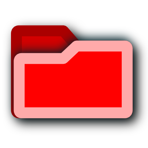 Red File Folder Icon