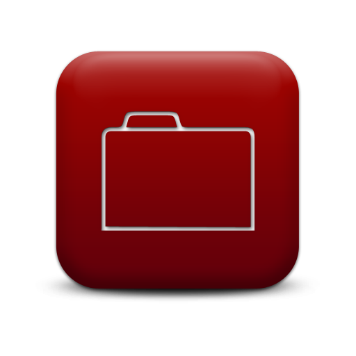 Red File Folder Icon