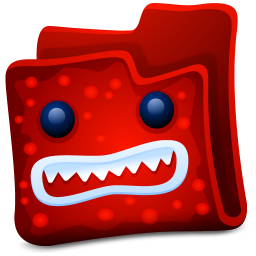 Red File Folder Icon