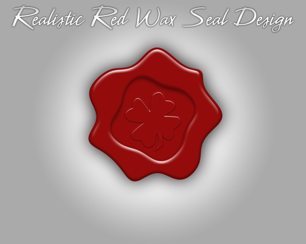 Red Wax Seal Design