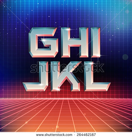 Retro-Futuristic Font Retro-Futuristic Font