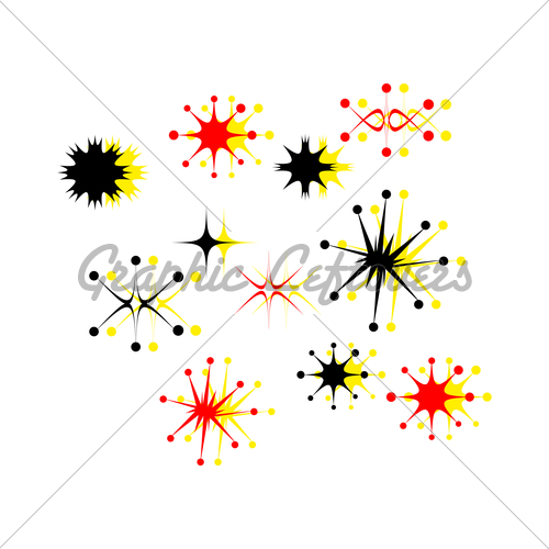 Retro Star Clip Art