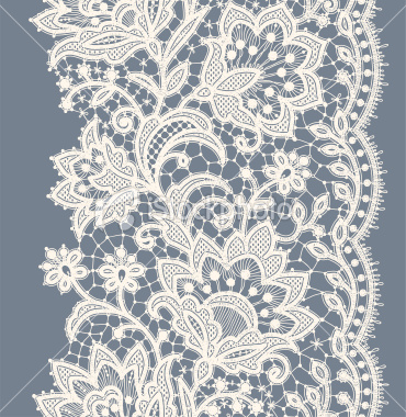 Ribbon Lace Pattern Vector