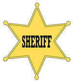 Sheriff Star Badge Clip Art