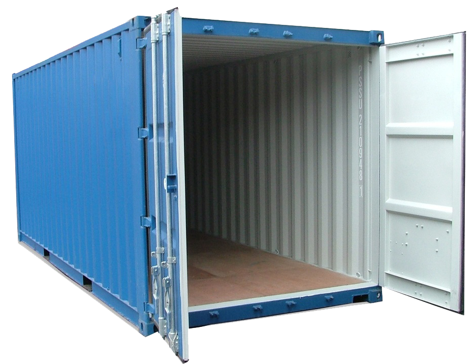 Shipping Container Blue