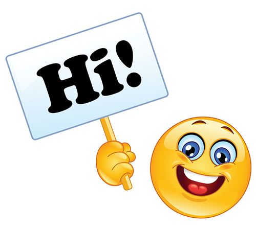 Smiley-Face Saying Hi Smiley-Face Saying Hi