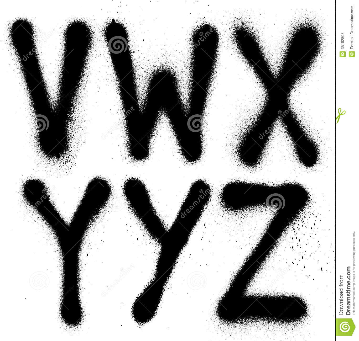 Spray-Paint Font