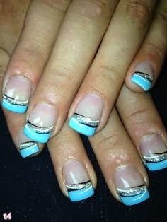 Summer French Tip Nail Art Designs