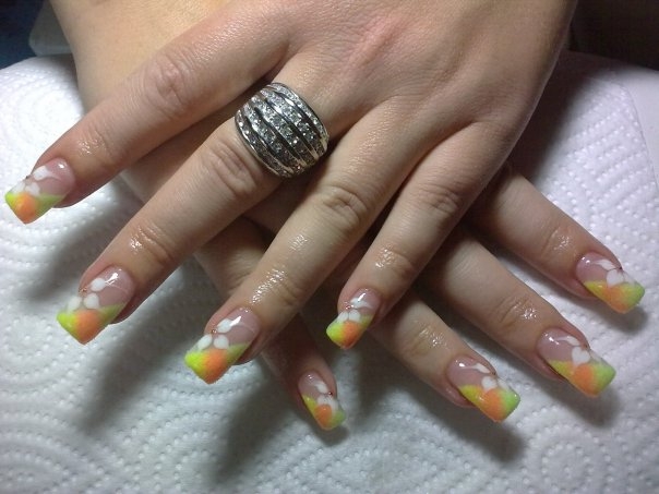 Summer French Tip Nail Art Designs