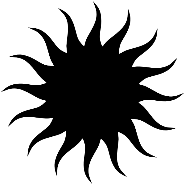 Sun Silhouette Clip Art Sun Silhouette Clip Art