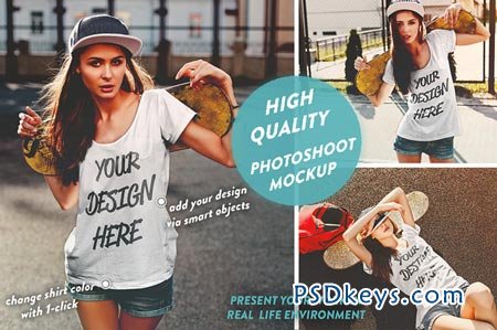 T-Shirt Photoshop Mock Up T-Shirt Photoshop Mock Up