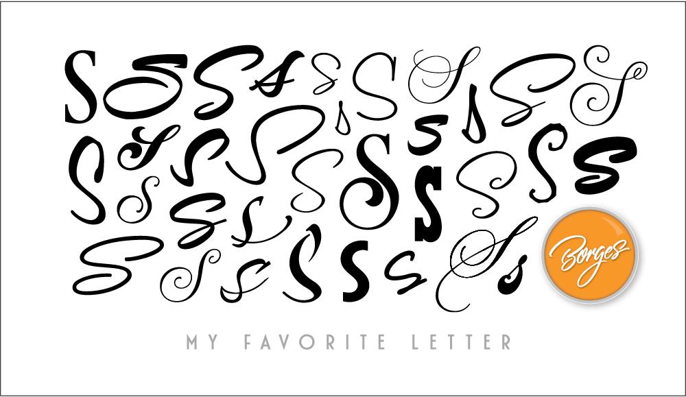 The Letter S in Different Fonts