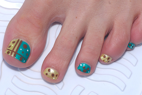 Toe Nail Polish Design Ideas