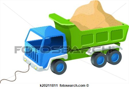 Toy Dump Truck Clip Art
