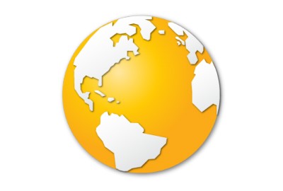 Transparent Globe Icon