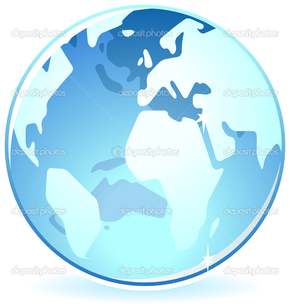 Transparent Globe Icon