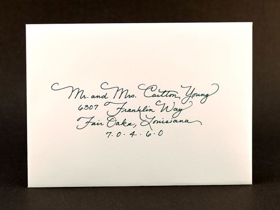 Wedding Invitation Calligraphy Font