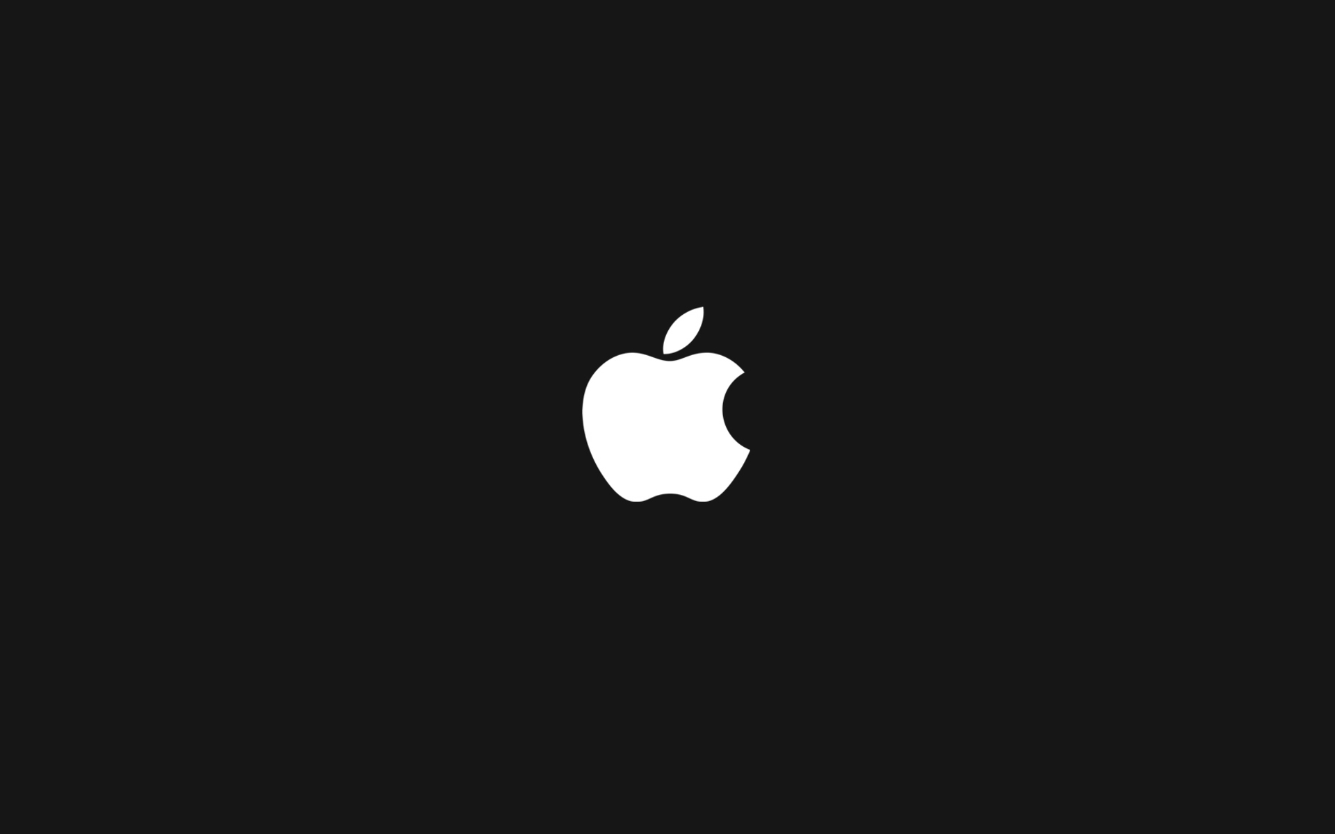 White Apple Logo