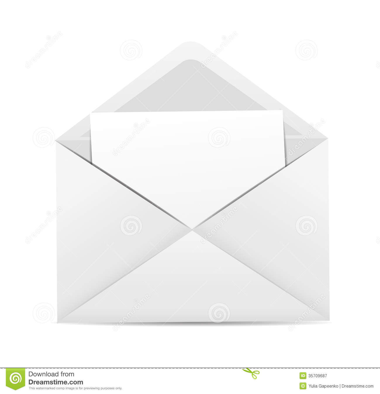 White Envelope Icon