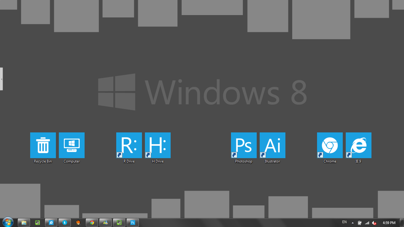 Windows 8 Style Icons