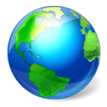 World Globe Icon Transparent Background