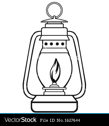 6 Oil Lamp Vector Images