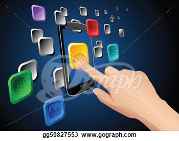 Application Mobile App Clip Art