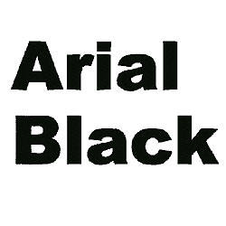 Arial Black Font