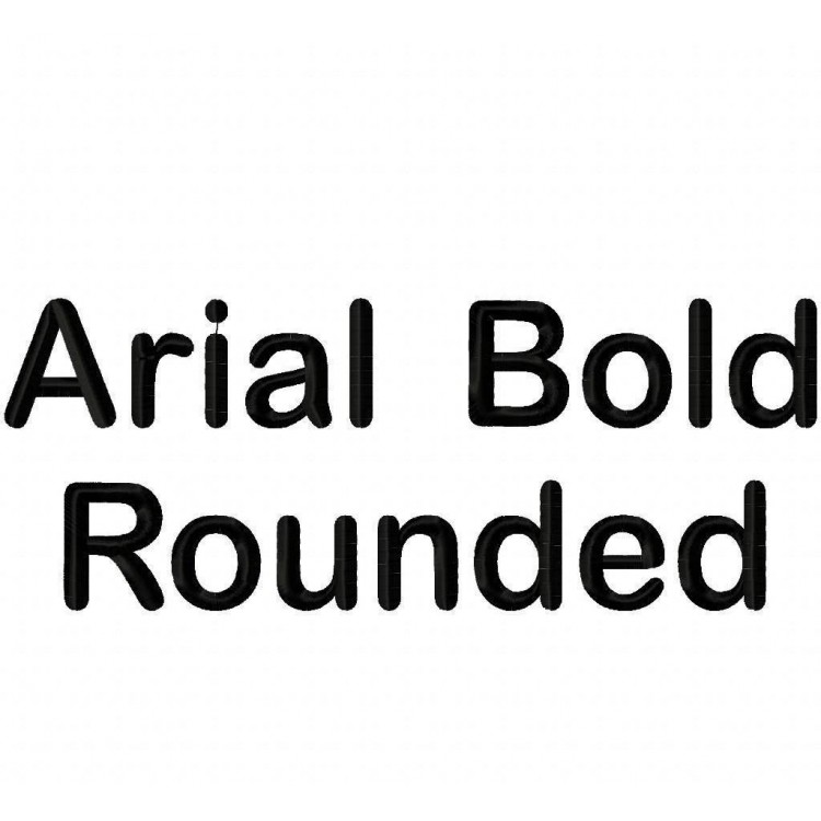 bold arial typeface