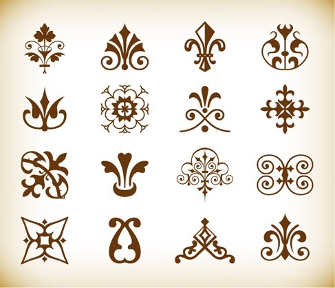 Art Deco Design Elements Vector