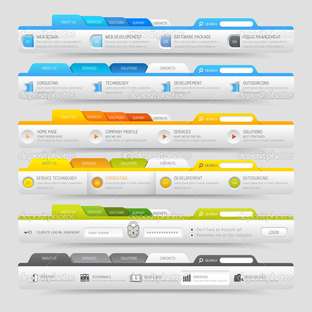 Bar Menu Design Templates