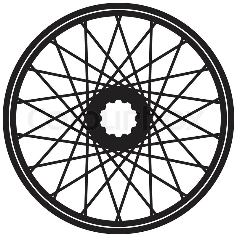 Bicycle Wheel Vector Bicycle Wheel Vector