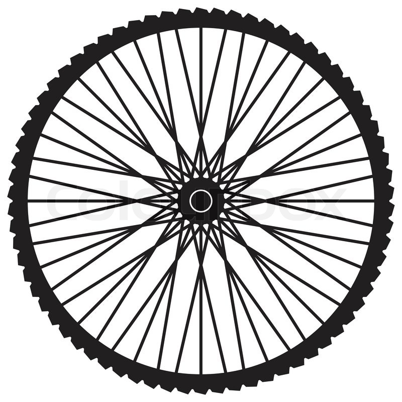 Bicycle Wheel Vector Bicycle Wheel Vector