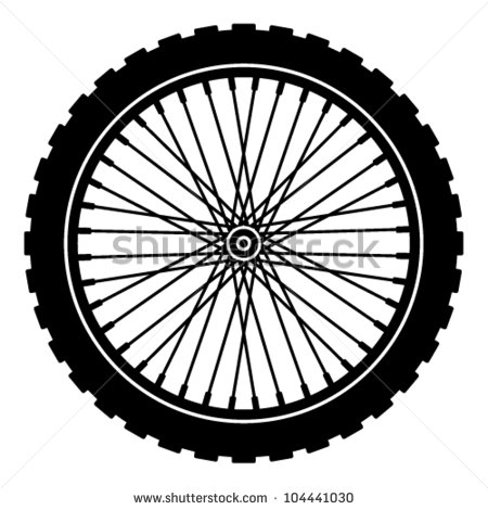 Bicycle Wheel Vector