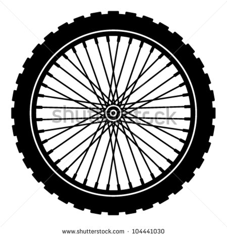 Bicycle Wheel Vector Bicycle Wheel Vector