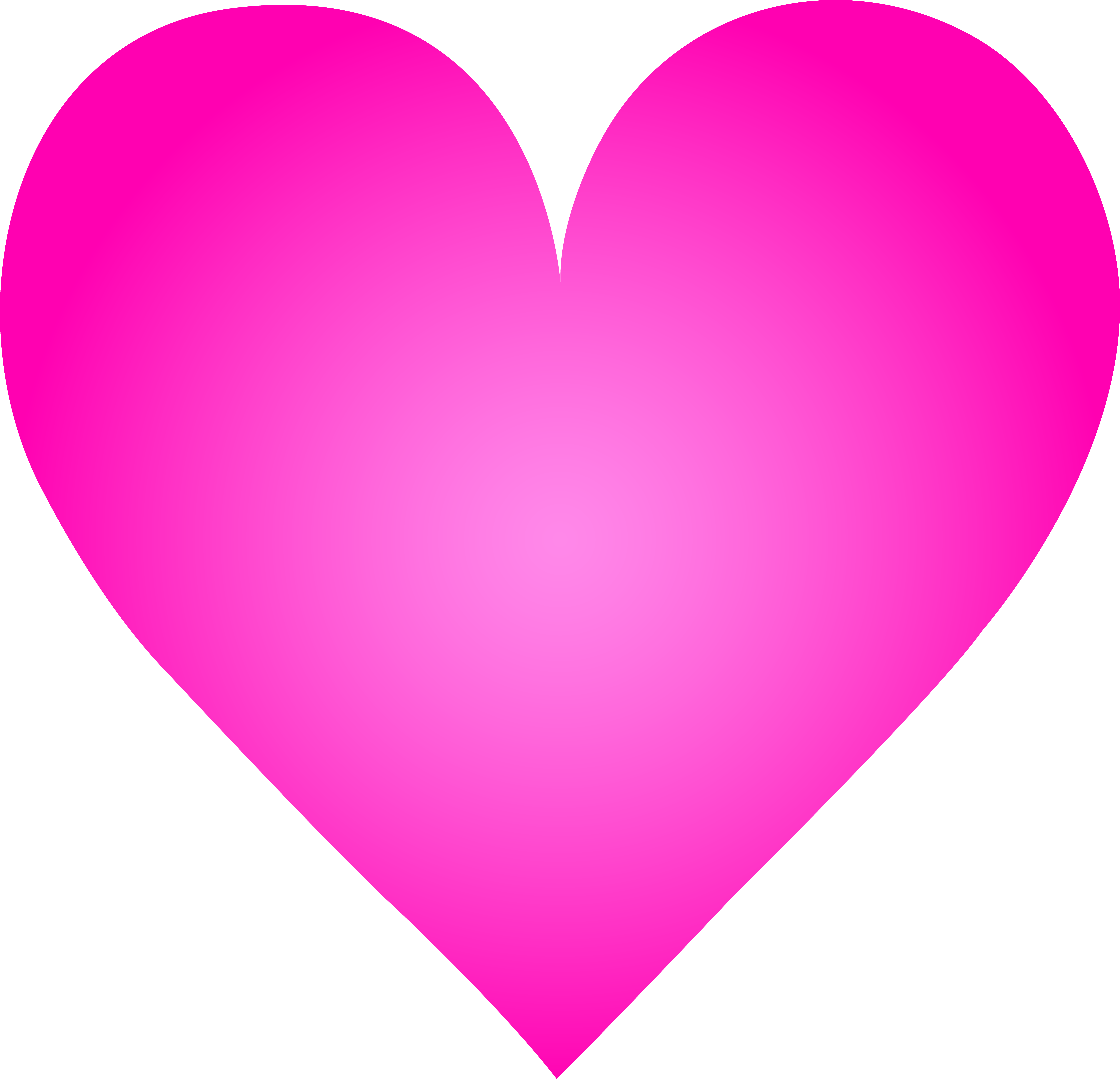 Big Pink Heart Clip Art